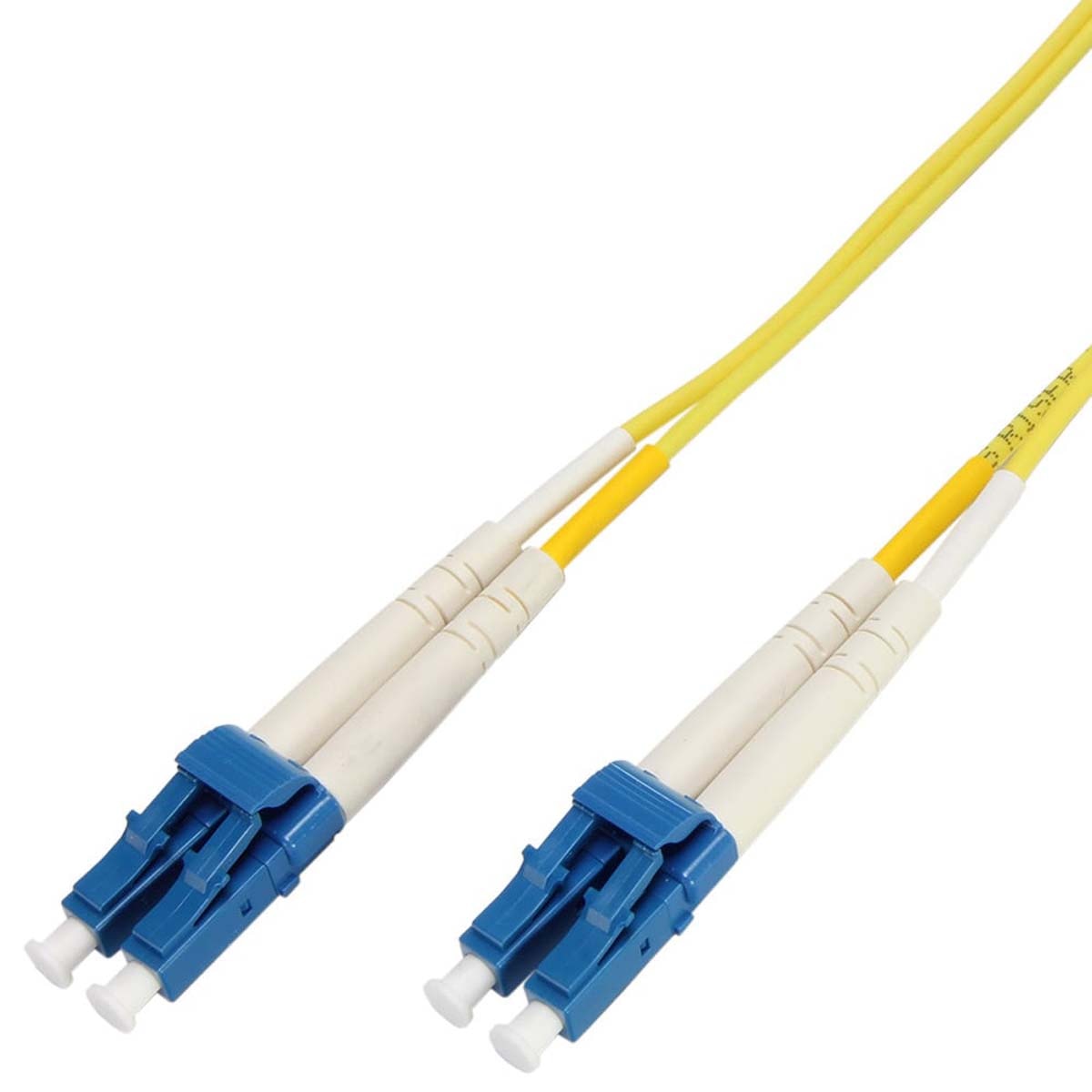 Fiber Jumper, OS2, SM, Duplex, Yellow, 10M, LC-LC | ASK Tower Supply